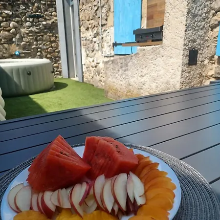 Maison Calme Jacuzzi Ardeche Dolce Via Eyrieux Vakantiehuis